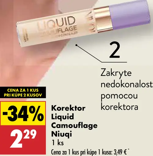 Niuqi Korektor Liquid Camouflage