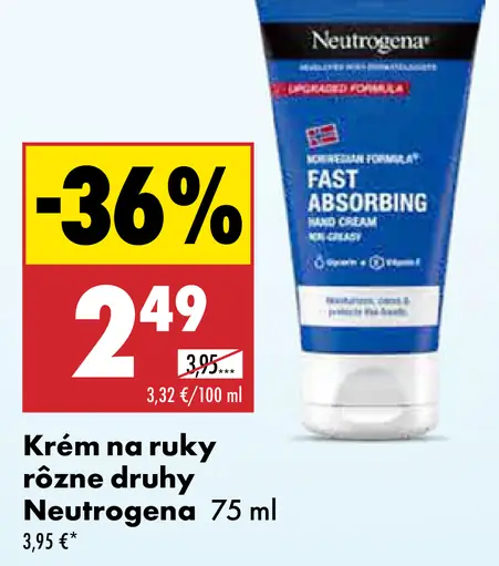 Neutrogena Krém na ruky rôzne druhy