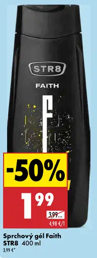 STR8 Faith osviežujúci sprchový gél