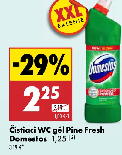 Domestos čistiaci WC gél Pine fresh