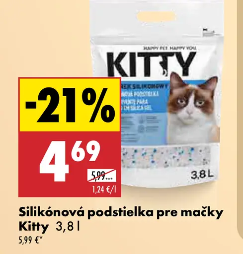Kitty Silikónová podstielka pre mačky