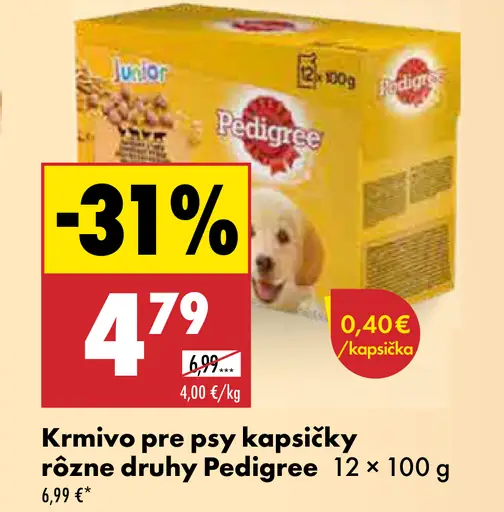 Pedigree kapsičky pre psy