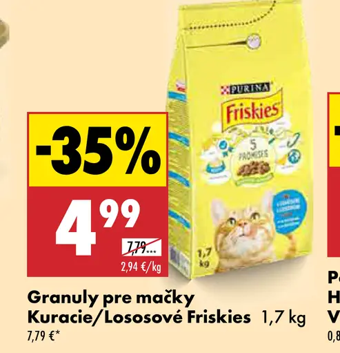 Friskies granuly pre mačky losos