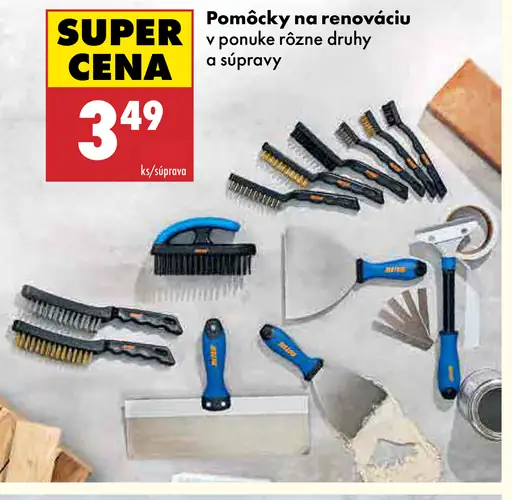 Niteo pomôcky na renováciu – rôzne druhy a súpravy