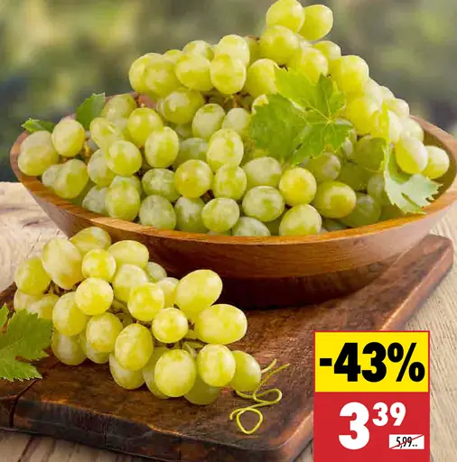 Hrozno biele bezjadierkové