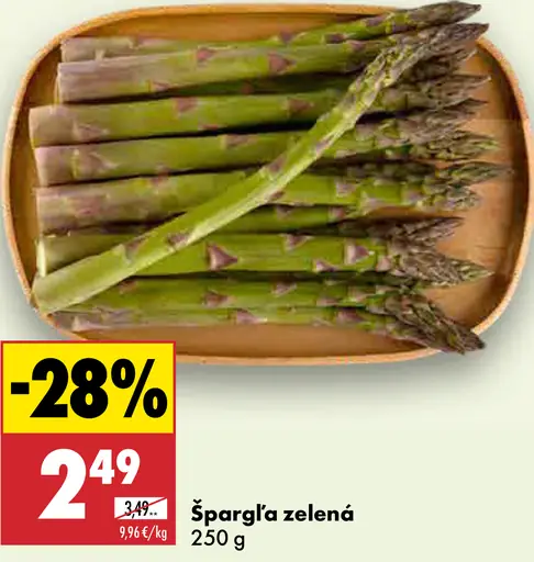 Špargľa zelená