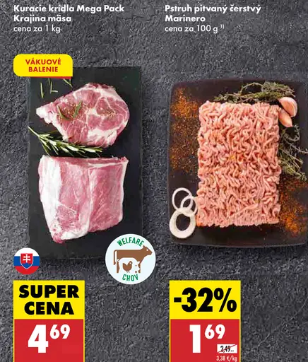 Krajina mäsa Kuracie krídla mega pack