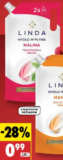 Linda tekuté mydlo náhradná náplň Mango