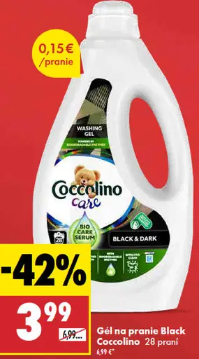 Coccolino gél na pranie Black