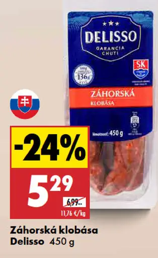 Delisso Záhorská klobása