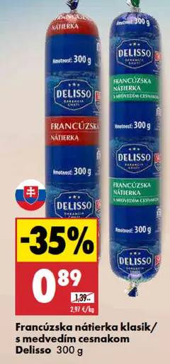 Delisso Francúzska nátierka klasik