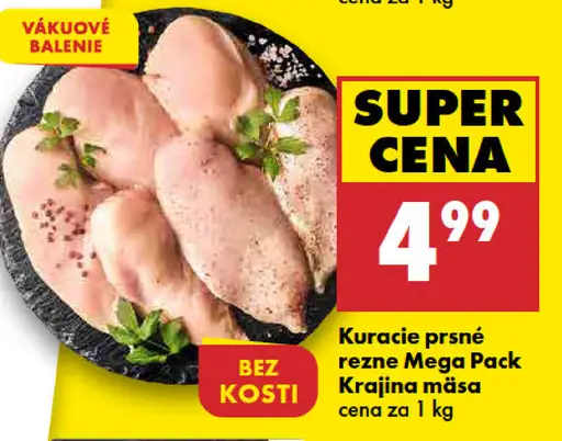 Kuracie prsia Mega Pack Krajina mäsa