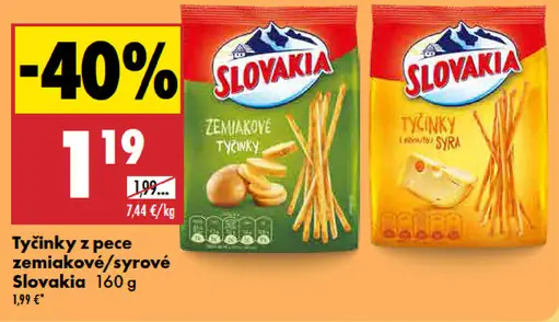 Slovakia tyčinky z pece zemiakové tyčinky