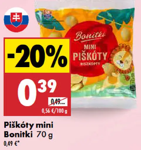 Bonitki mini piškóty