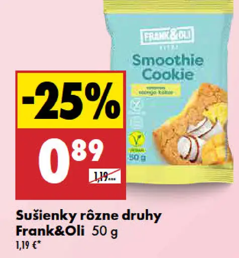 Frank&Oli sušienky rôzne druhy