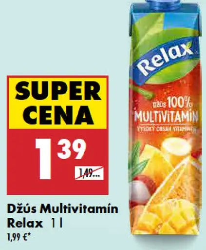 Relax Multivitamín džús