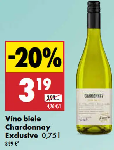 Exclusive Vino biele Chardonnay