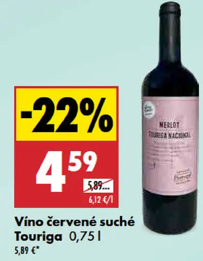 Touriga Vino červené suché