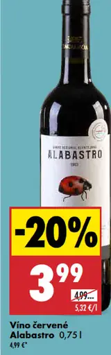 Alabastro Vino červené