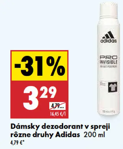 Dámsky dezodorant v spreji rôzne druhy