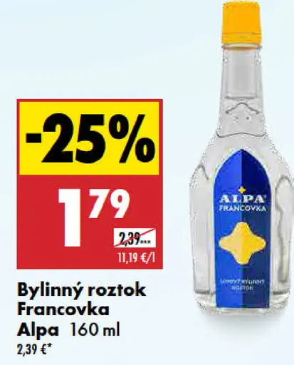 Bylinný roztok Francovka