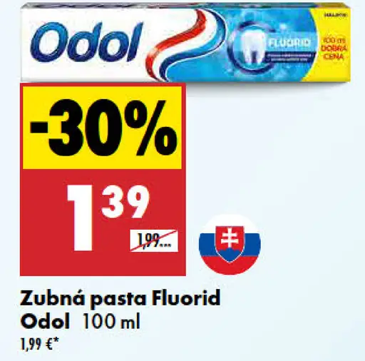 Zubná pasta Fluorid