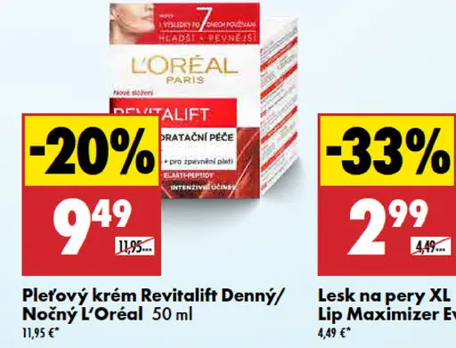 Revitalift denný/nočný krém