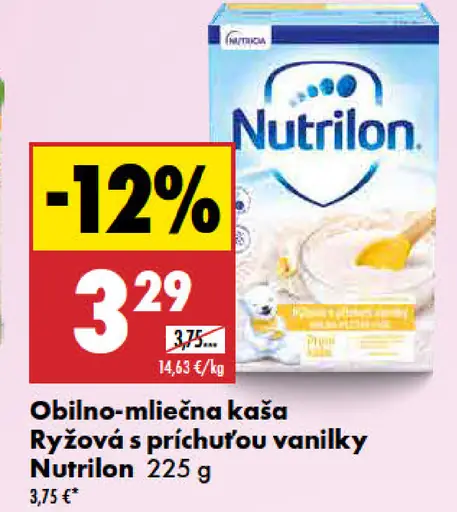 Nutrilon Ovsino-mliečna kaša ryžová s príchuťou vanilky