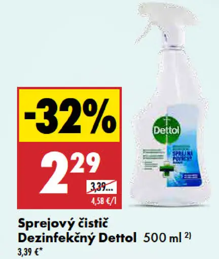 Dettol Sprejový čistič dezinfekčný