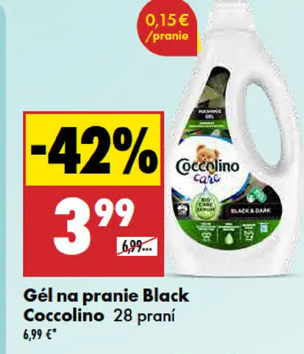 Coccolino gél na pranie Black