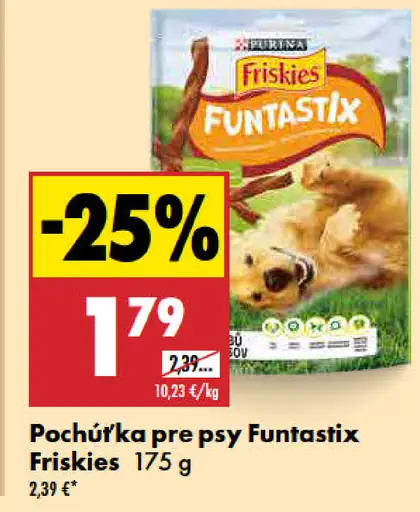 Friskies Pochúťka pre psy funtastix