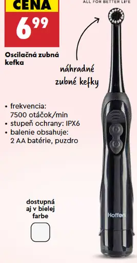 Hoffen oscilačná zubná kefka