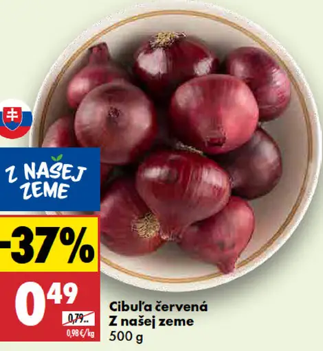 Cibuľa červená Z našej zeme
