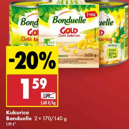 Bonduelle Gold Zlatá kukurica