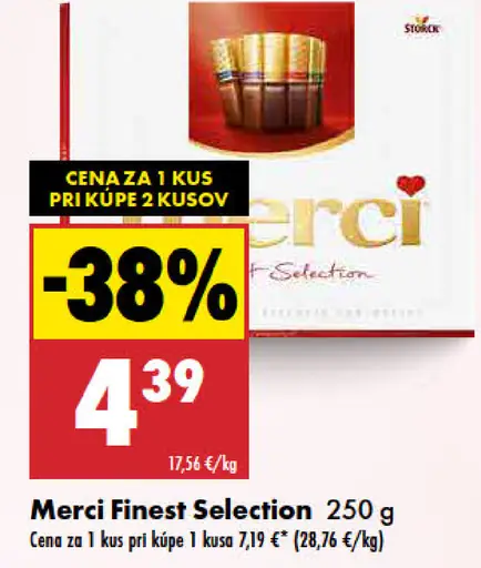 Merci Finest Selection pralinky