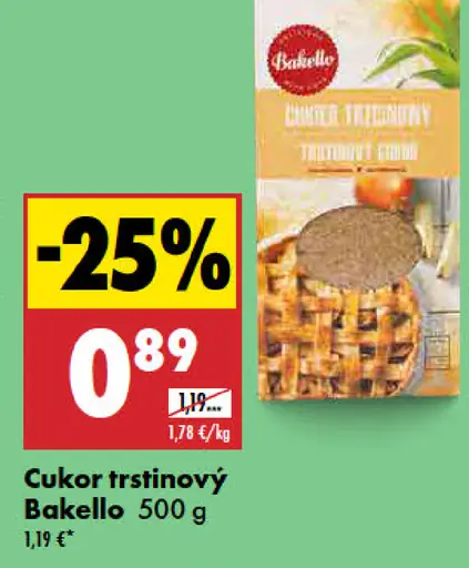 Bakello Cukor trstinový