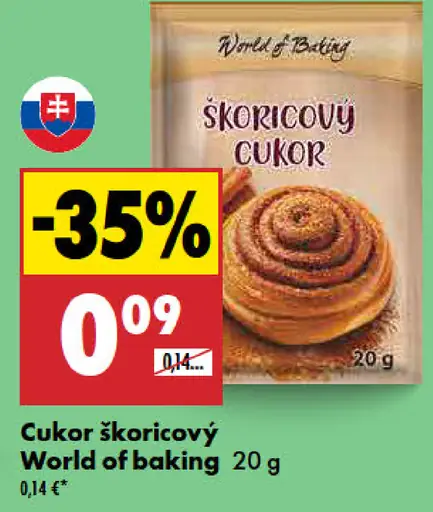 World of baking škoricový cukor