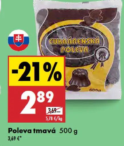 Cukrárenská poleva tmavá