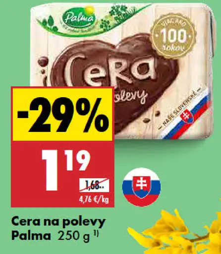 Palma Cera na polevy