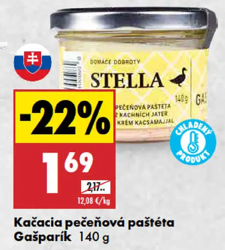 Gašparík kačacia pečeňová paštéta