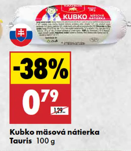 Tauris Kubko mäsová nátierka