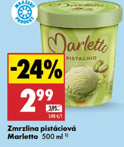 Marletto Zmrzlina pistáciová