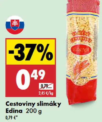 Edina Cestoviny slímaky