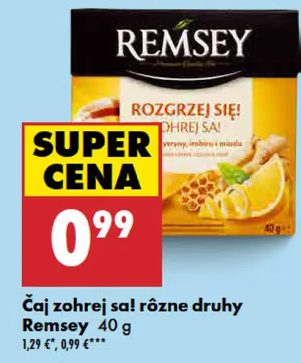 Remsey Čaj rooibos klasik/škorica a pomaranč