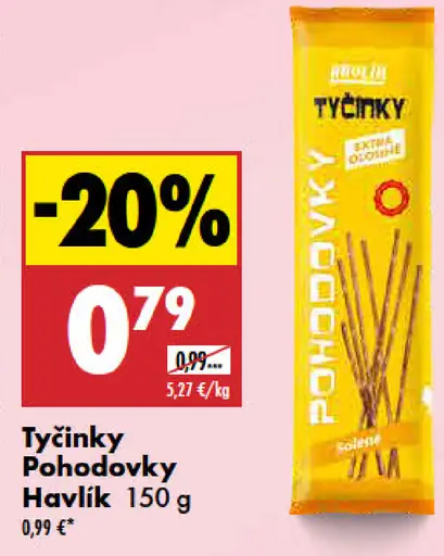 Havlík Tyčinky pohodovky