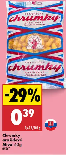 Miwa chrumky arašidové