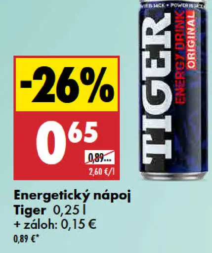 Tiger Energetický nápoj
