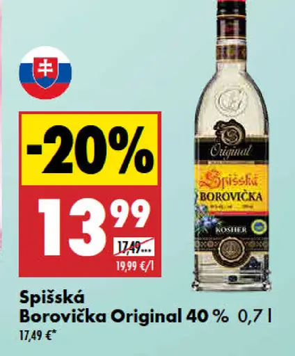 Spišská Borovička Original