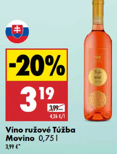 Túžba Movino Vino ružové