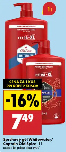 Old Spice Sprchový gél Whitewater/Captain
